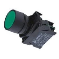 Μπουτόν χωνευτό πόρτας-πίνακος Φ22 SDL16-EA31 230V πράσινο ESSEN στεγανό IP65
