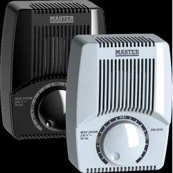 Dimmer professional επίτοιχο DM-2500W (ροοστάτης) MASTER DM2500 σε μαύρο χρώμα