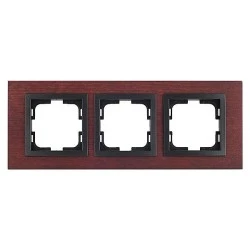 Τριπλό πλαίσιο κερασιά Mono Electric style wood οριζόντιας ή κάθετης τοποθέτησης