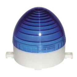 Φανός στατικός (flasher) LED LTE5072 10W 12V DC μπλε 103x53mm