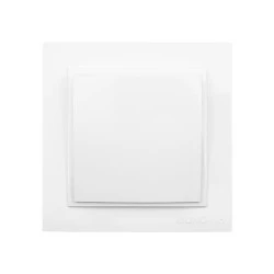 Διακόπτης αλέ-ρετούρ A/R Mono Electric λευκό σειρά Despina Metallic