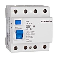 Ρελέ διαρροής SCHRACK TECHNIK AMPARO AR004130 300mA 4x40A