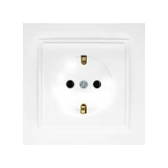 Πρίζα σούκο λευκή Mono Electric σειρά despina