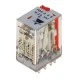 Μικρορελέ τετράγωνο 6A 4C/O CARLO GAVAZZI RMIA45 24V DC 14 ποδιών με ενσωματωμένο LED
