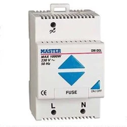 Ρυθμιστής dimmer multi φωτισμού-κινητήρων ράγας 1Φ 1000W MASTER DM-DGL / DM-DGL/B
