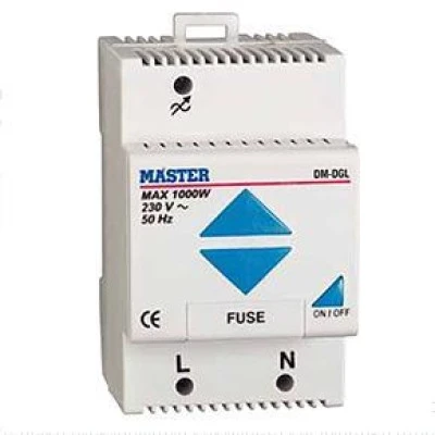 Ρυθμιστής dimmer multi φωτισμού-κινητήρων ράγας 1Φ 1000W MASTER DM-DGL / DM-DGL/B