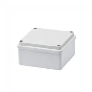 Κουτί χειρισμού εξωτερικό Marlanvil 005PL 100X100X50mm με αδιαφανές καπάκι στεγανό IP66 τετράγωνο
