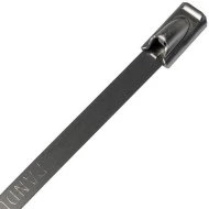 Δεματικά καλωδίων inox με επένδυση pvc 150x5,6 EL-TECH PP20056 σε συσκευασία 100 τμχ.