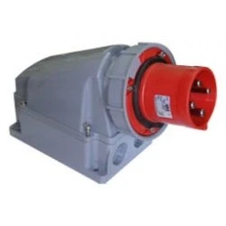 Βιομηχανικός ρευματολήπτης τοίχου PCE 534-6 4x63A 3P+E (αρσενικό) τριφασικός 400V με IP67
