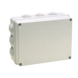 Κουτί διακλάδωσης εξωτερικό 243X190X90mm στεγανό IP65 ορθογώνιο Μarlanvil 010