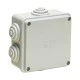 Κουτί διακλάδωσης εξωτερικό MARLANVIL 005 100x100x50mm στεγανό IP65 τετράγωνο