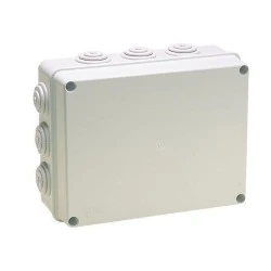 Κουτί διακλάδωσης εξωτερικό 243Χ190Χ110mm στεγανό IP65 ορθογώνιο Marlanvil 011