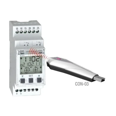 Αστρονομικός χρονοδιακόπτης KAEL ASTRO-01 230VAC 24 προγραμμάτων 2 ρελέ 8A