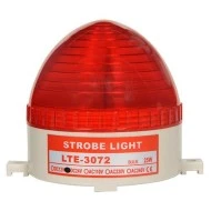 Φανός στατικός LED 10W 24VDC κόκκινος 103mm LTE5072