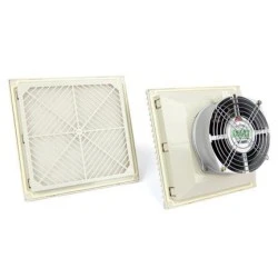 Aνεμιστήρας FKL6625.230 για πίνακα με φίλτρο RAL7035 στεγανός IP54 230m3/h 230V 256x256mm