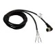 Καλώδιo PVC connector τύπου PLUG 2m με γωνιακό CONNECTOR CLD3-2P