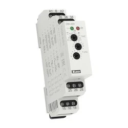Χρονικό (TIMER) ράγας ELKO CRM-93H πολυλειτουργικό 12-240V AC/DC 1 module 8Α 10 λειτουργίες