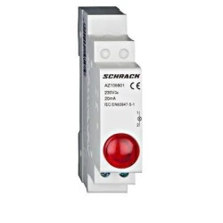 Ενδεικτική λυχνία ράγας μονή κόκκινη SCHRACK TECHNIK ΑΖ106801