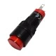 Μπουτόν πόρτας πίνακος Φ10 24VAC/DC LAS3Y-12R με led κόκκινο Xindali