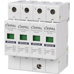 Αντικεραυνικό γραμμής 385/420V AC τύπου 1 (B) 25kA τριφασικό 3P+N 1.8/2.0kV για φωτοβολταϊκά Αντικεραυνικό γραμμής 385/420V AC τύπου 1 (B) 25kA τριφασικό 3P+N 1.8/2.0kV για φωτοβολταϊκά
