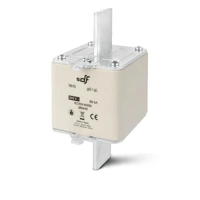 Μαχαιρωτό φυσίγγιo ΝΗ3 400Α gG  800V AC DF- 385455 κατάλληλo για προστασία των inverter φωτοβολταϊκών