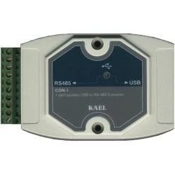 Μετατροπέας KAEL CON 1 RS485 σε USB για αναλυτές ενέργειας ράγας