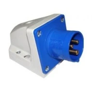 Βιομηχανικός ρευματολήπτης τοίχου PCE 513-6 3x16A (αρσενικό) μονοφασικός 230V με IP44
