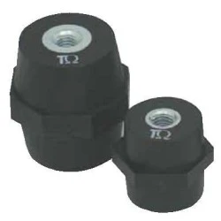 Μονωτηράς στήριξης μπαρών TEKNOMEGA 45x41mm με σπείρωμα M10 ISO 2075