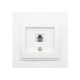 Πρίζα τηλεφώνου RJ11623JK Mono Electric λευκό σειρά Despina Πρίζα τηλεφώνου RJ11623JK Mono Electric λευκό σειρά Despina