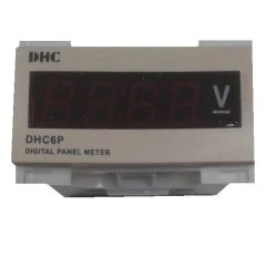 Βολτόμετρο ψηφιακό TF-075V 0-500VDC 12-24VDC 72x36mm