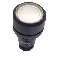 Μπουτόν φωτιζόμενο λευκό NO SB7-CW3161 με LED Μπουτόν φωτιζόμενο λευκό NO SB7-CW3161 με LED