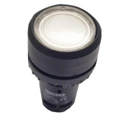 Μπουτόν φωτιζόμενο λευκό NO SB7-CW3161 με LED