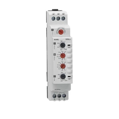 Χρονικό (timer) ράγας KAEL DRN.G 230V ΚΑΙ 24V AC/DC 1 module δυο διαφορετικών χρόνων