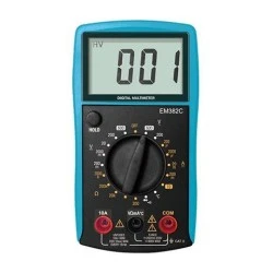 Ψηφιακό πολύμετρο ΕΜ 382C με οθόνη LCD- έλεγχος θερμοκρασίας & προστασία υπερφόρτωσης