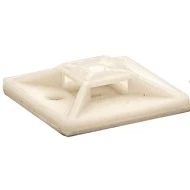 Αυτοκόλλητη βάση δεματικών arnocanali FAS 19x19 λευκό χρώμα σε συσκευασία 100 τεμαχίων