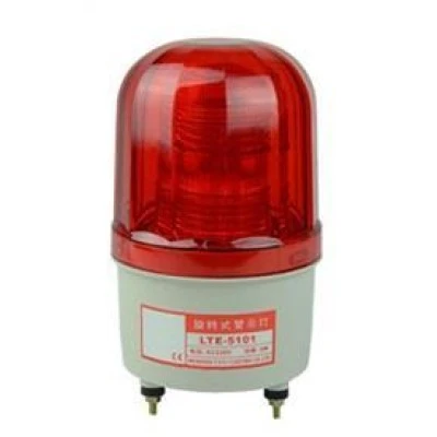 Φάρος στατικός (Flasher) LTE-5101 με λυχνία LED 150mm 230VAC κόκκινος