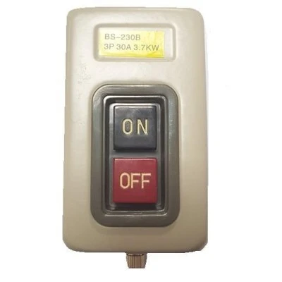 Μπουτονιέρα μεταλλική START-STOP 30A/3,7KW BS230B3 xindali