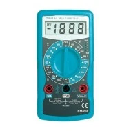 Ψηφιακό πολύμετρο ΕΜ490 με οθόνη LCD - ακουστική ένδειξη συνεχείας & προστασία υπερφόρτωσης