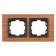 Πλαίσιο διπλό style wood μπαμπού Mono Electric οριζόντιας ή κάθετης τοποθέτησης