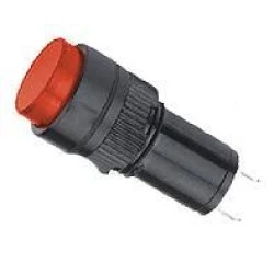 Μπουτόν πόρτας πίνακος Φ16 230V LAS1Y-R AC με led κόκκινο Xindali