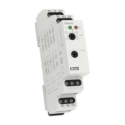 Χρονικό (timer) ράγας elkoep CRM-91HE+P πολυλειτουργικό 12-240v ac/dc 1 module 16α 10 λειτουργίες