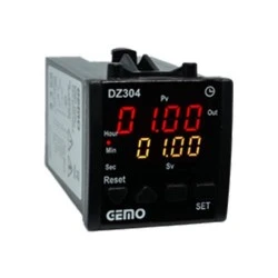 Ψηφιακό χρονικό πόρτας πίνακος 230VAC 0.1sec-99:59hours 2 μεταγωγικές επαφές DZ304 GEMO