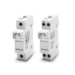 Αποζεύκτης ράγας 481033 (ασφαλειοθήκη) 2X32A 1000VDC για κυλινδρικές ασφάλειες 10Χ38mm φωτοβολταϊκών