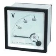Αναλογικό βολτόμετρο TC7250 πόρτας-πινάκων DC από 0 έως 50VDC 72x72mm
