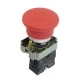 Μπουτόν πόρτας πίνακος LAY5-BC42 / XB2-BC42 μεταλλικό 230V Φ40 με μανιτάρι & επαναφορά Μπουτόν πόρτας πίνακος LAY5-BC42 / XB2-BC42 μεταλλικό 230V Φ40 με μανιτάρι & επαναφορά