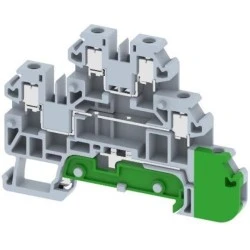 Κλέμμα διόροφη + γείωση 2,5mm MQ2,5-2T+E