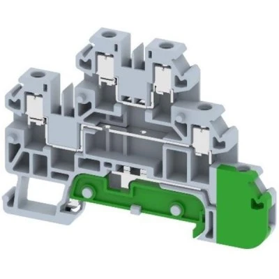 Κλέμμα διόροφη + γείωση 2,5mm MQ2,5-2T+E