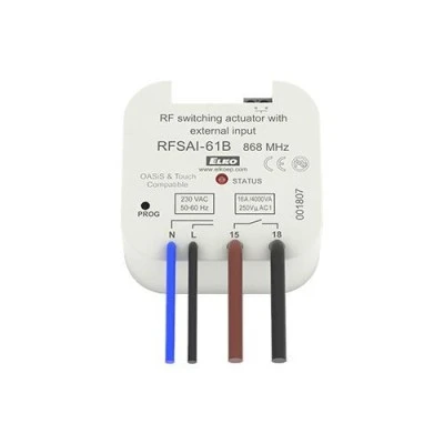 Ασύρματος δέκτης elko RFSAI-61B για εφαρμογή σε αυτοματισμούς διακόπτη 1έξοδος εμβέλεια 200m