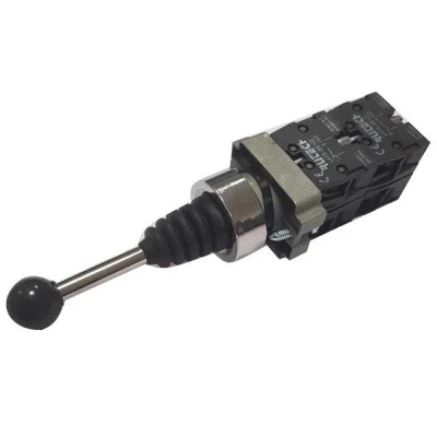 Διακόπτης-λεβιέ 4 θέσεων JOYSTICK Φ20 με επαναφορά LAY5-BMR224
