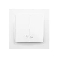 Μπουτόν ρολών Mono Electric Despina λευκό